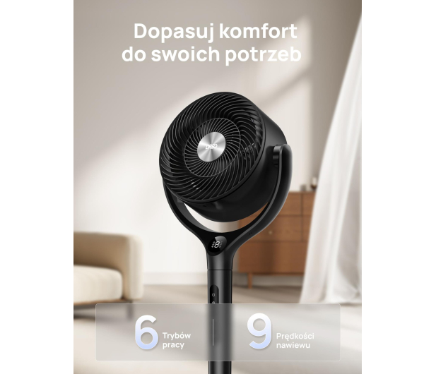 DREO Wentylator TurboPoly™ Fan 362 - 1519067 - zdjęcie 8